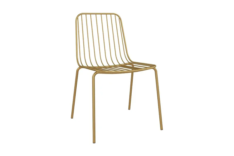 Caden Spisebordsstol Guld 2-pak, Dorel Home