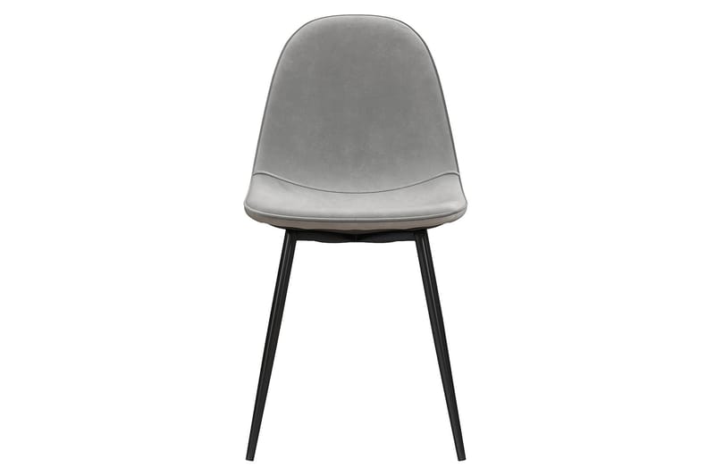 Calvin Spisebordsstol Grå 2-pak - Dorel Home - Spisebordsstole & køkkenstole