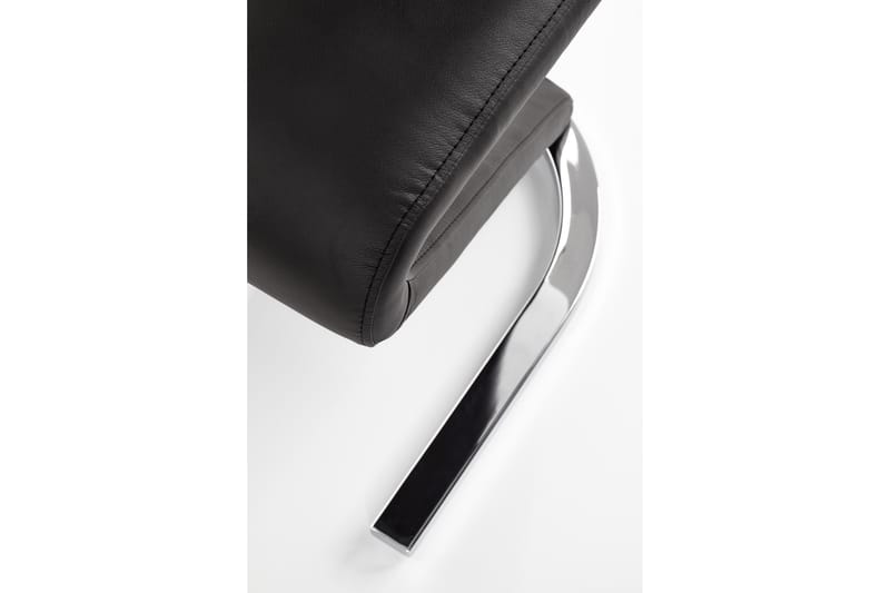 Carden Spisebordstol Kunstlæder - Sort - Spisebordsstole & køkkenstole