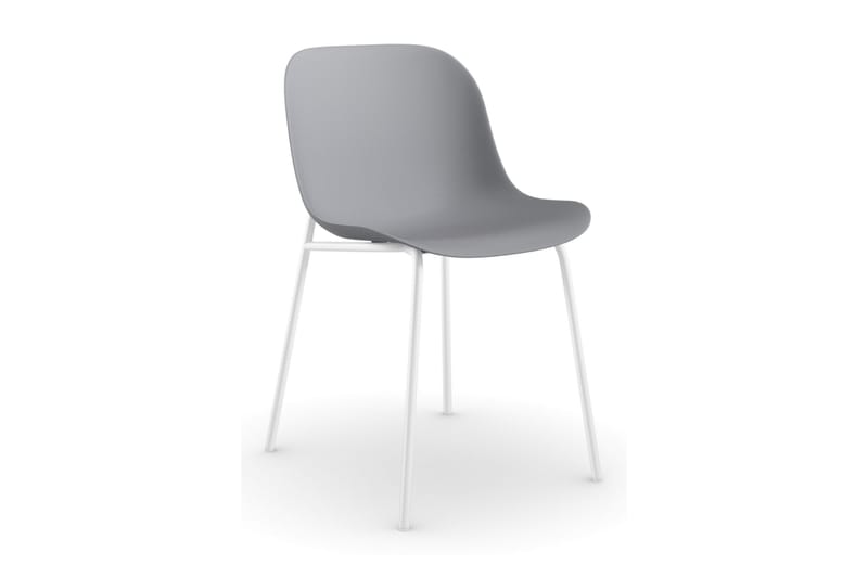 Cesareo Spisebordsstol - Grå/Hvid - Spisebordsstole & køkkenstole