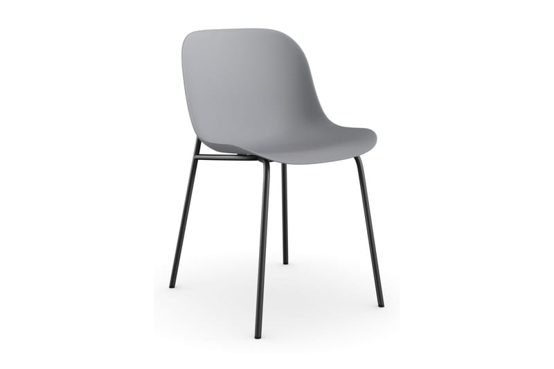 Cesareo Spisebordsstol - Grå/Sort - Møbler - Stole & lænestole - Spisebordsstole & køkkenstole