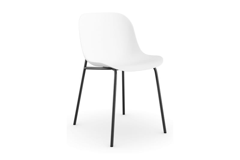 Cesareo Spisebordsstol - Hvid/Sort - Spisebordsstole & køkkenstole