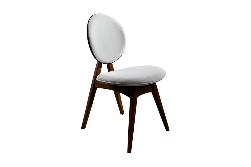 Charbel Spisebordsstol, Valnød/Cream