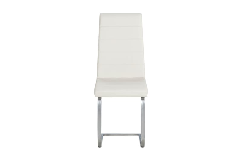 Cibus Spisebordsstol Kunstlæder - Hvid/Krom - Møbler - Stole & lænestole - Spisebordsstole & køkkenstole