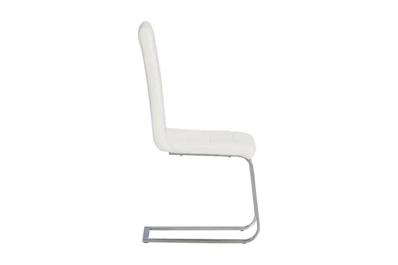 Cibus Spisebordsstol Kunstlæder - Hvid/Krom - Møbler - Stole & lænestole - Spisebordsstole & køkkenstole