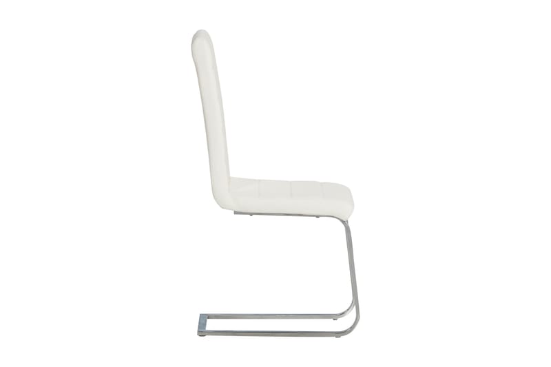 Cibus Spisebordsstol Kunstlæder - Hvid/Krom - Møbler - Stole & lænestole - Spisebordsstole & køkkenstole
