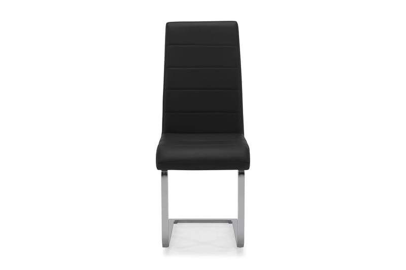 Cibus Spisebordsstol Kunstlæder - Sort/Krom - Spisebordsstole & køkkenstole