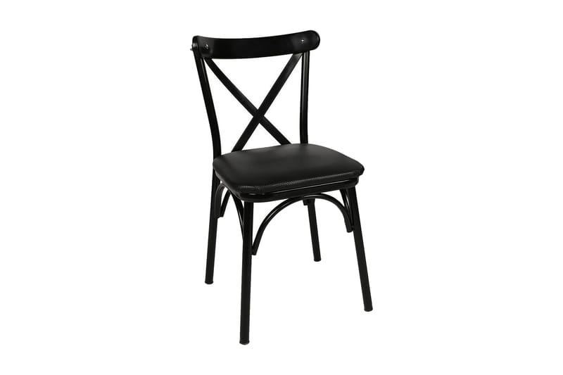 Cielieucel Spisebordsstol 4 stk - Sort - Spisebordsstole & køkkenstole