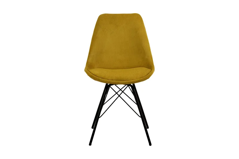 Collina Spisebordsstol - Gul/Sort - Møbler - Stole & lænestole - Spisebordsstole & køkkenstole