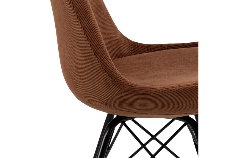 Collina Spisebordsstol - Orange/Sort - Spisebordsstole & køkkenstole