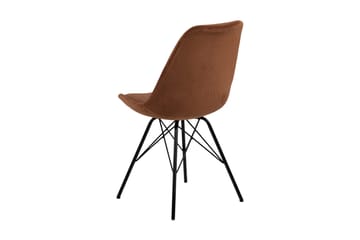 Collina Spisebordsstol - Orange/Sort - Møbler - Stole & lænestole - Spisebordsstole & køkkenstole