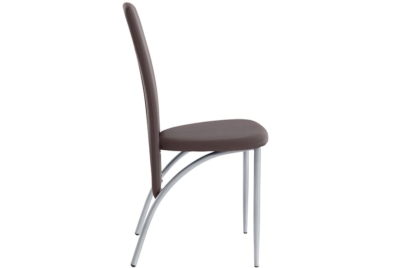 Colne spisebordsstol kunstlæder - Brun - Spisebordsstole & køkkenstole