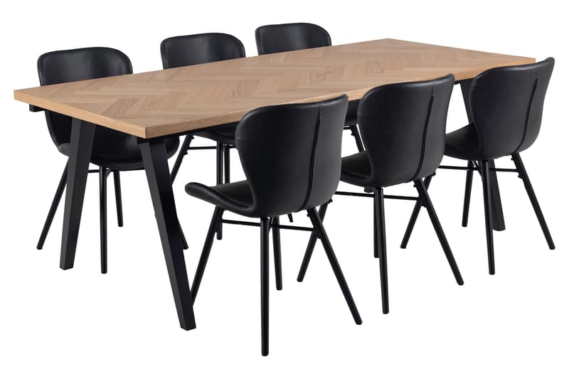 Copor Spisebordsstol 2 stk - Retro/Sort - Møbler - Stole & lænestole - Spisebordsstole & køkkenstole