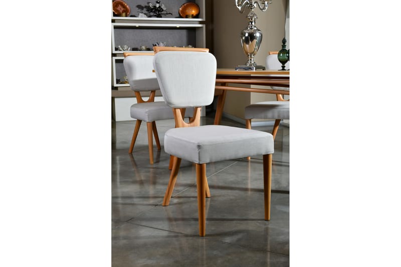 Crystali Spisebordsstol - Eg/Cream - Spisebordsstole & køkkenstole