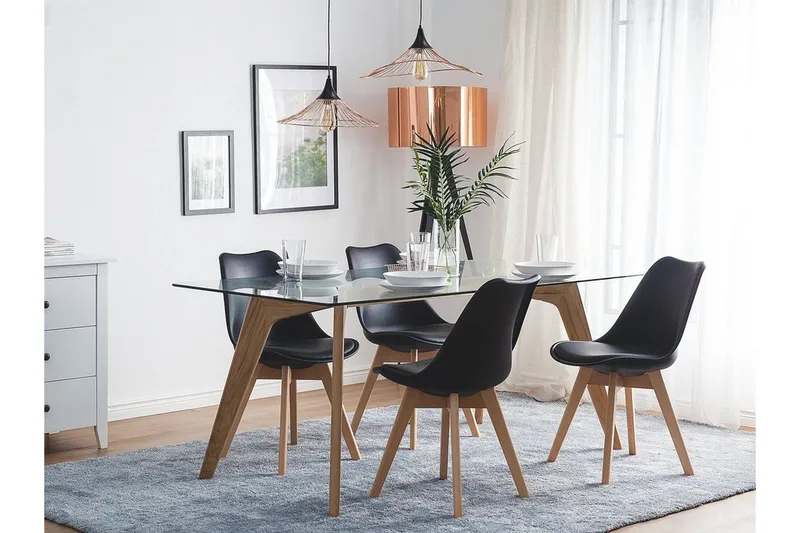 Dakota Ii stolsæt til 2 stk - Sort - Møbler - Stole & lænestole - Spisebordsstole & køkkenstole