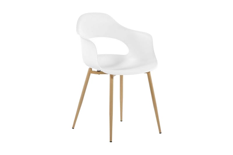 Delica Stol 2 stk - Hvid - Spisebordsstole & køkkenstole - Armstole