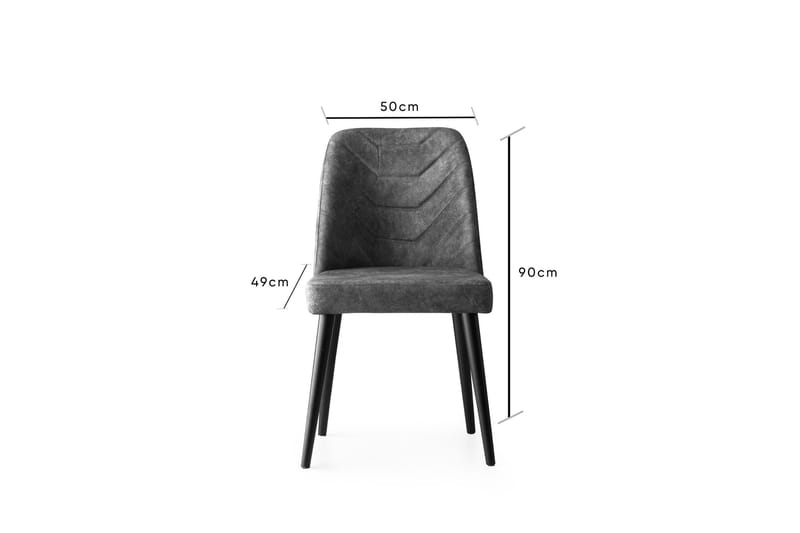 Denounce Spisebordsstol 2 stk - Antracit - Spisebordsstole & køkkenstole