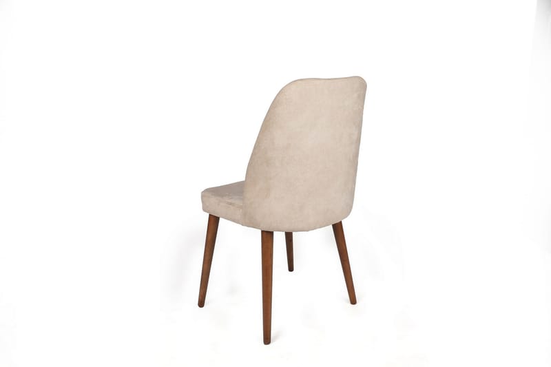 Denounce Spisebordsstol - Beige/Valnød finér - Møbler - Stole & lænestole - Spisebordsstole & køkkenstole