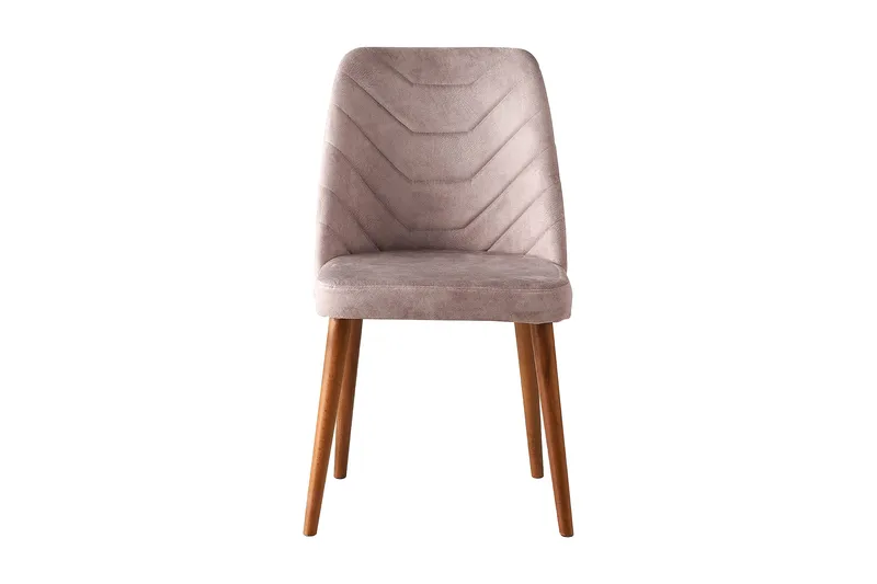 Denounce Spisebordsstol i Fløjl, Beige
