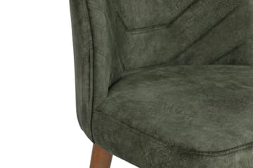 Denounce Spisebordsstol - Valnød/Grøn - Møbler - Stole & lænestole - Spisebordsstole & køkkenstole