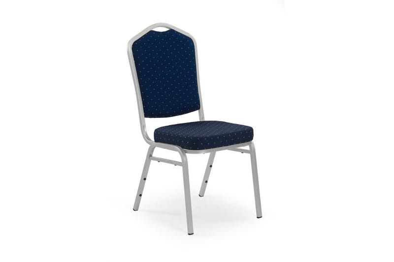 Devan Spisebordstol - Blå/Krom - Spisebordsstole & køkkenstole