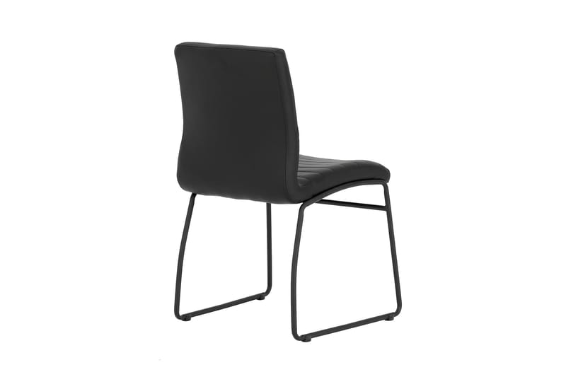 Dewar Spisebordsstol Kunstlæder - Sort - Spisebordsstole & køkkenstole