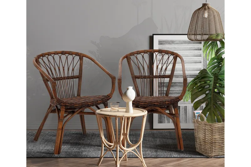 Djuarp Armstol - Brun - Møbler - Stole & lænestole - Spisebordsstole & køkkenstole