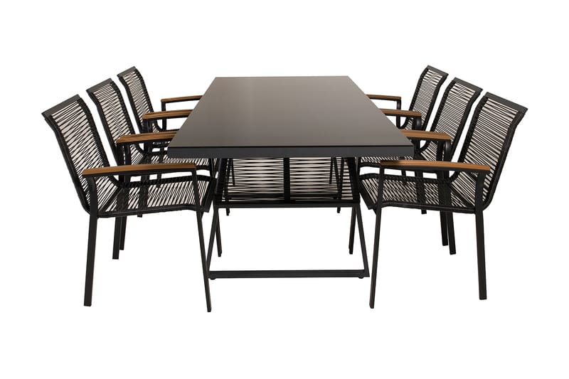 Donny Spisebordsstol Sort/Natur - Venture Home - Spisebordsstole & køkkenstole