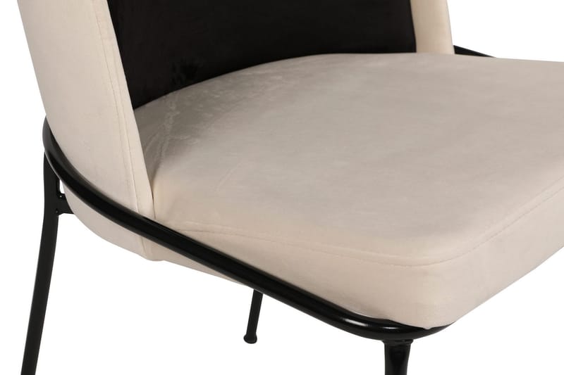 Dorellez Spisebordsstol - Sort/Beige - Møbler - Stole & lænestole - Spisebordsstole & køkkenstole