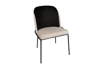 Dorellez Spisebordsstol - Sort/Beige - Møbler - Stole & lænestole - Spisebordsstole & køkkenstole