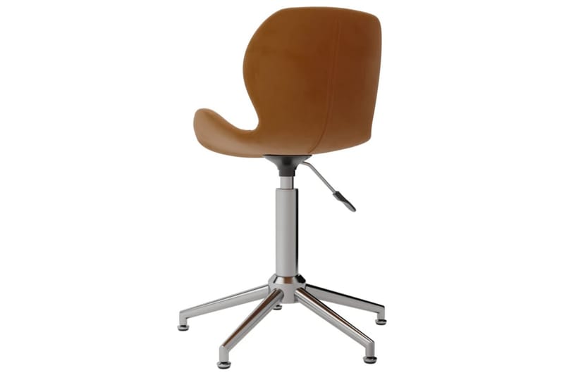drejelig spisebordsstol fløjl brun - Brun - Spisebordsstole & køkkenstole