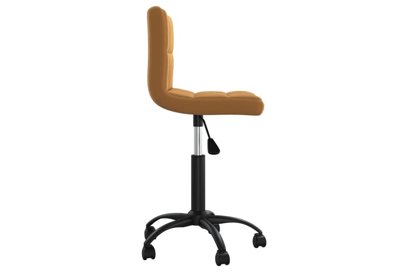 drejelige spisebordsstole 2 stk. fløjl brun - Brun - Spisebordsstole & køkkenstole - Armstole