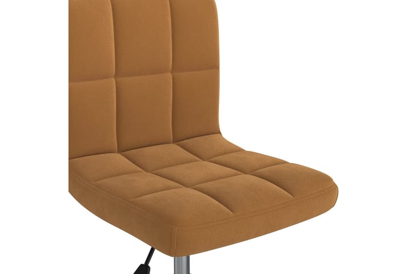 drejelige spisebordsstole 2 stk. fløjl brun - Brun - Spisebordsstole & køkkenstole - Armstole