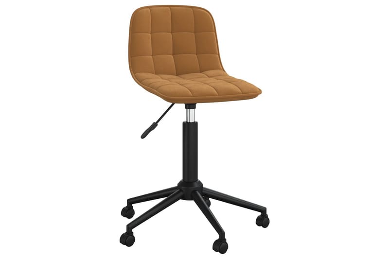 drejelige spisebordsstole 2 stk. fløjl brun - Brun - Spisebordsstole & køkkenstole