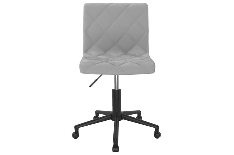 drejelige spisebordsstole 2 stk. fløjl lysegrå - Grå - Spisebordsstole & køkkenstole