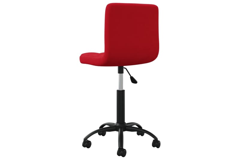 drejelige spisebordsstole 2 stk. fløjl vinrød - Rød - Spisebordsstole & køkkenstole - Armstole