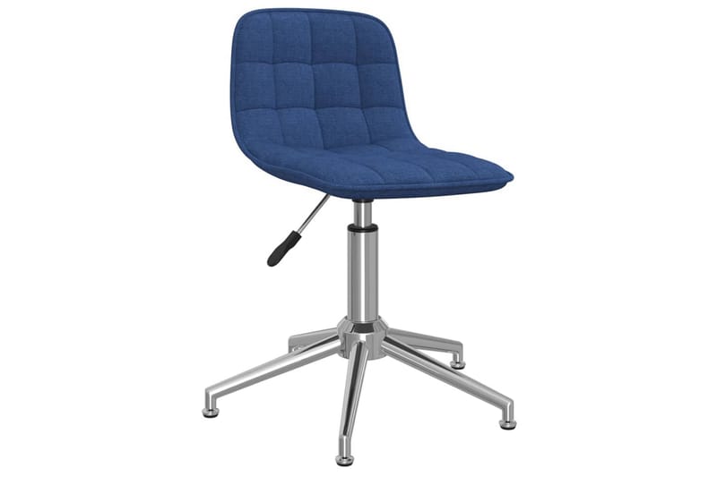 drejelige spisebordsstole 2 stk. stof blå - Blå - Spisebordsstole & køkkenstole