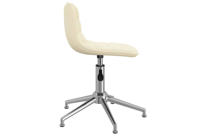 drejelige spisebordsstole 2 stk. stof cremefarvet - Creme - Spisebordsstole & køkkenstole