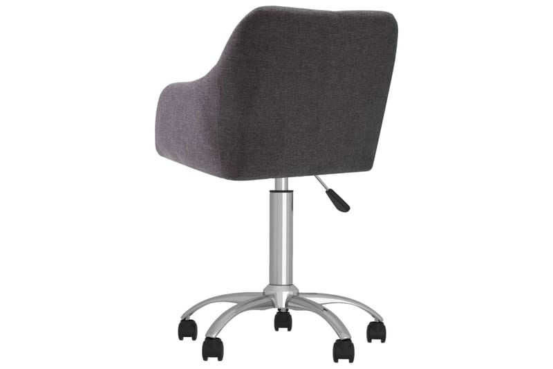 drejelige spisebordsstole 2 stk. stof gråbrun - Gråbrun - Spisebordsstole & køkkenstole