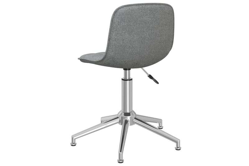 drejelige spisebordsstole 2 stk. stof lysegrå - Grå - Spisebordsstole & køkkenstole
