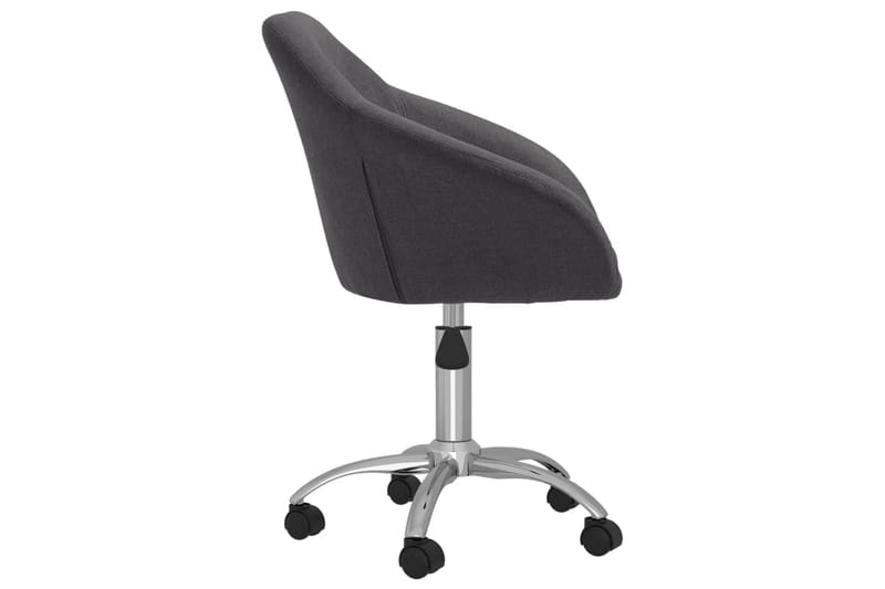drejelige spisebordsstole 2 stk. stof mørkegrå - Grå - Spisebordsstole & køkkenstole