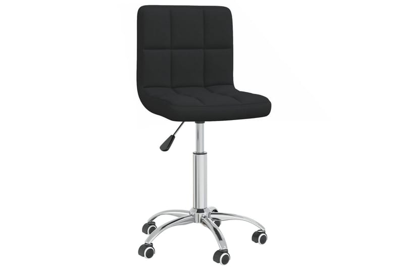 drejelige spisebordsstole 2 stk. stof sort - Sort - Spisebordsstole & køkkenstole - Armstole