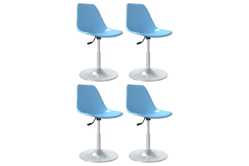 drejelige spisebordsstole 4 stk. PP blå - Blå - Spisebordsstole & køkkenstole