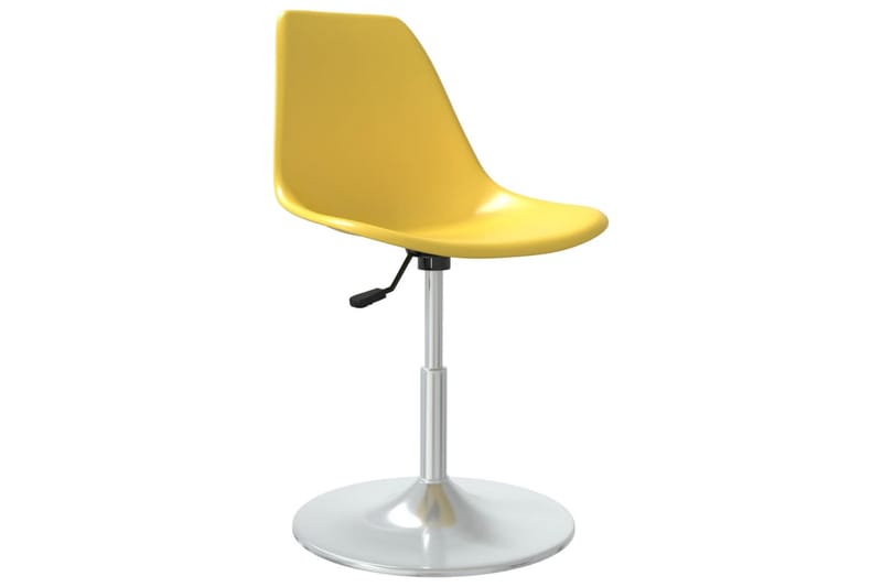 drejelige spisebordsstole 4 stk. PP gul - Gul - Spisebordsstole & køkkenstole