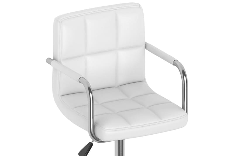 drejelige spisebordsstole 6 stk. kunstlæder hvid - Hvid - Spisebordsstole & køkkenstole