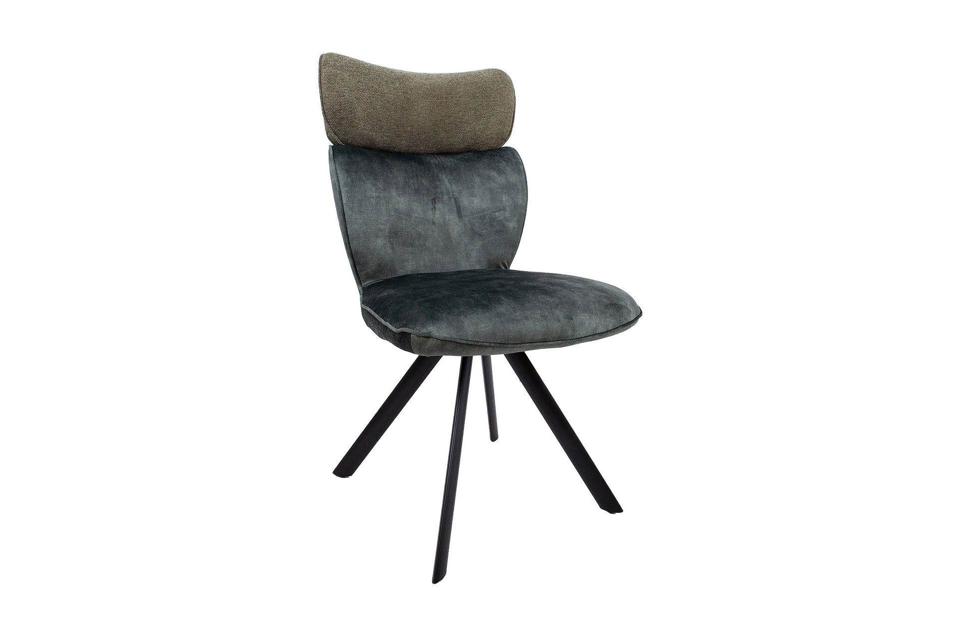Eddy Chair Grøn Velour - Møbler - Stole & lænestole - Spisebordsstole & køkkenstole