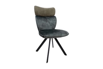 Eddy Chair Grøn Velour - Møbler - Stole & lænestole - Spisebordsstole & køkkenstole
