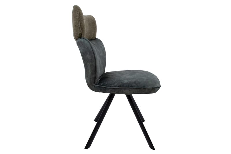 Eddy Chair Grøn Velour - Spisebordsstole & køkkenstole - Armstole