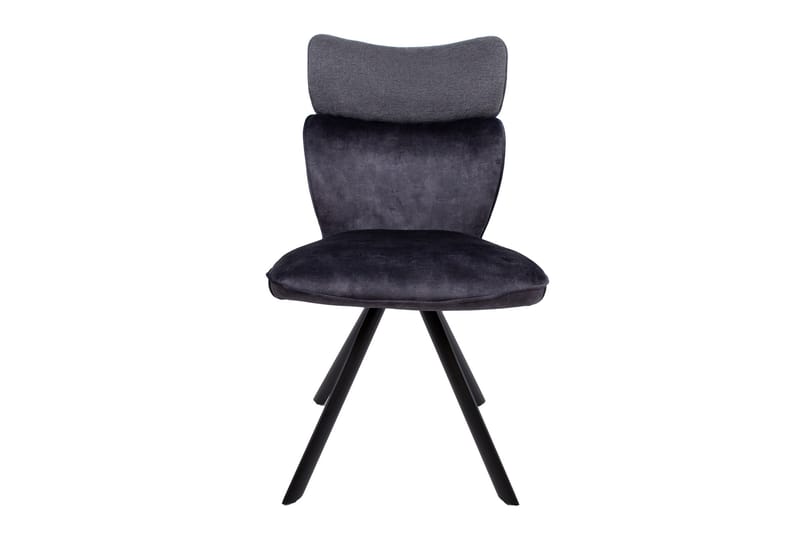 Eddy Chair Mørkegrå Velour - Spisebordsstole & køkkenstole - Armstole