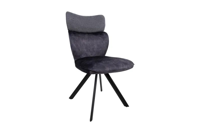 Eddy Chair Mørkegrå Velour, undefined